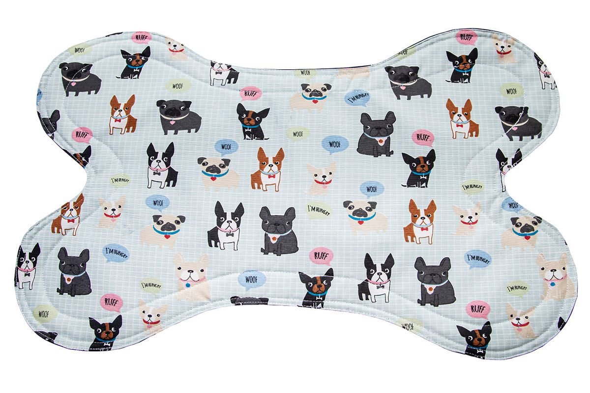 Kit Enxoval Completo para Cachorro 100% Impermeável Luppet Azul Cachorrinho Tam